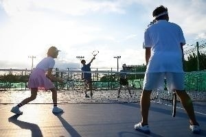 テニス屋外画像